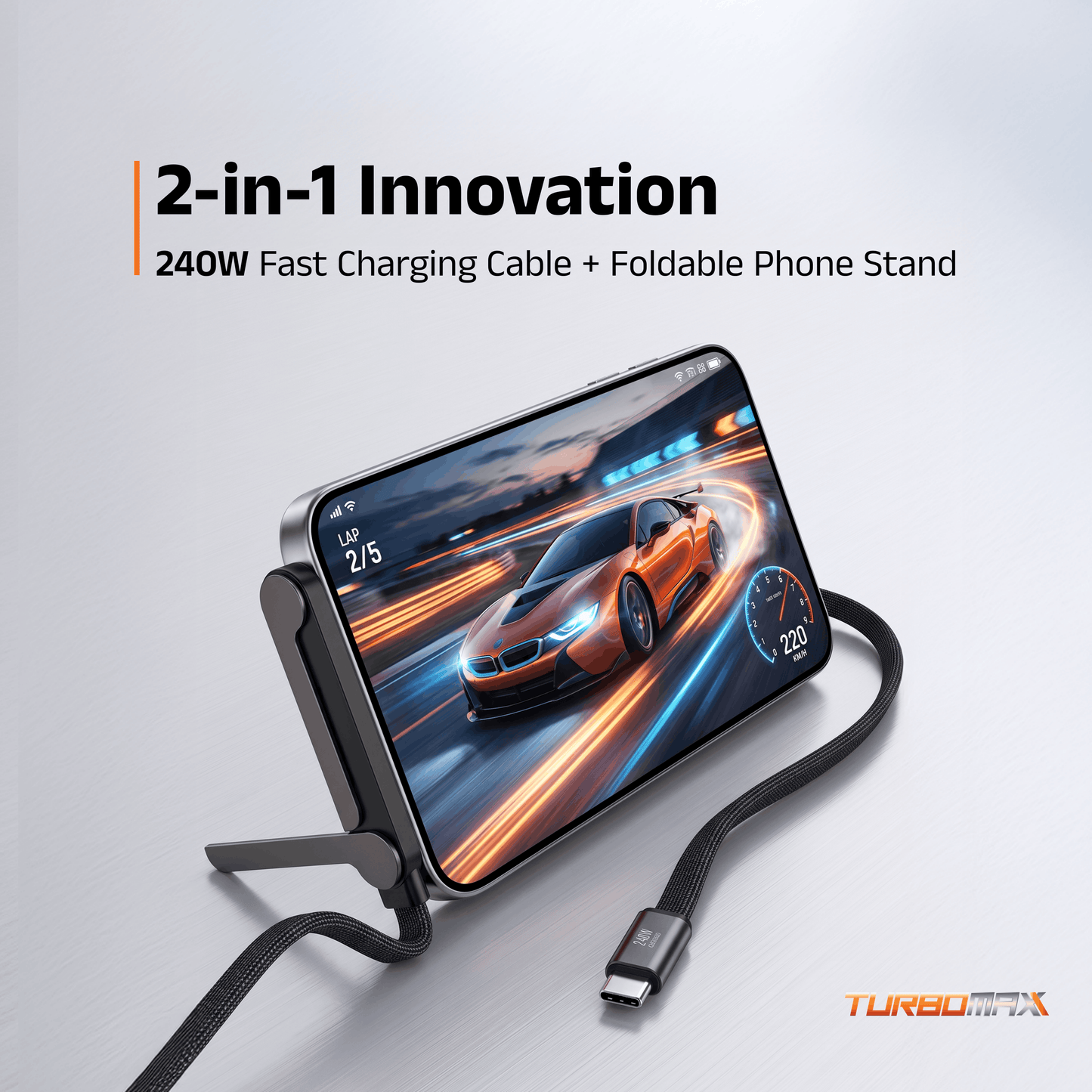 2 In 1 Turbocharger | Lightning-Fast Charging